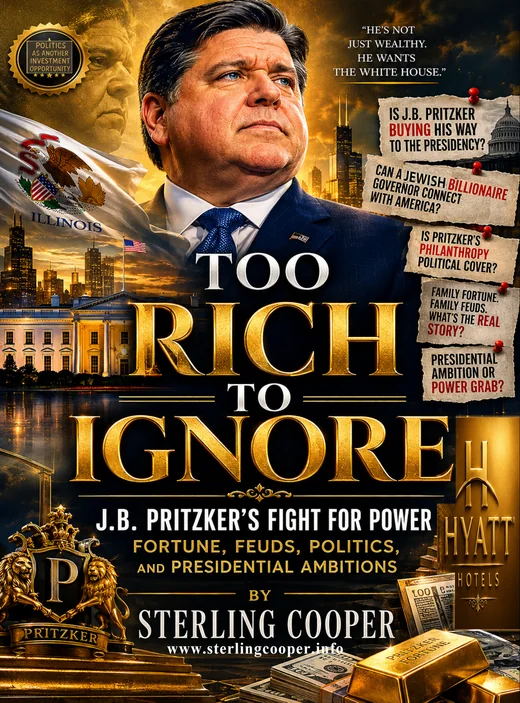 Too Rich to Ignore book cover: J.B. Pritzker&rsquo;s Fight for Power